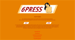 Desktop Screenshot of 6press.com